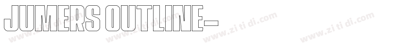 jumers outline字体转换